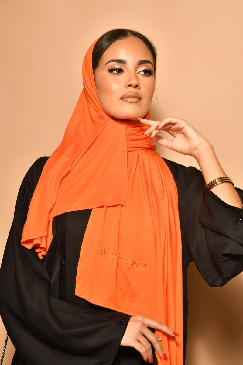 Jersey  bamboo orange